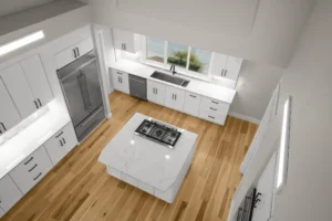 Home renovation project by Freestone Builders